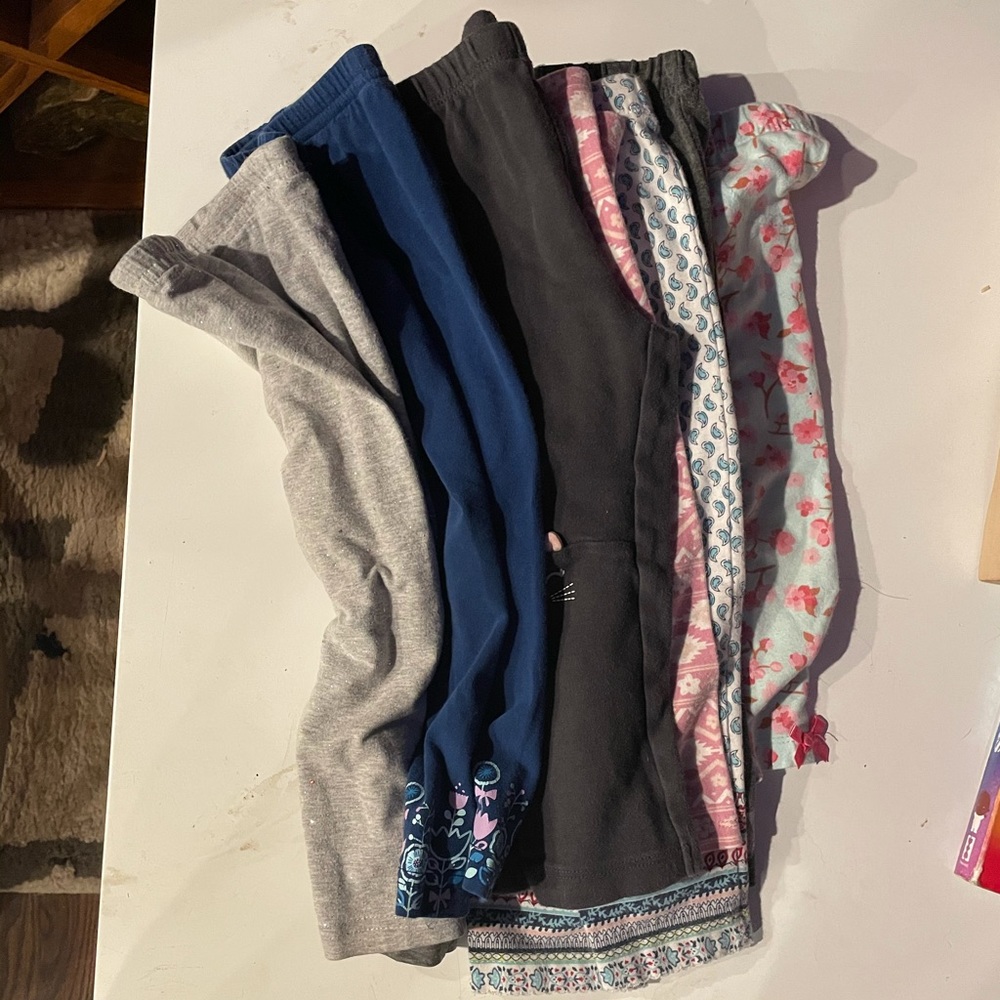 Lot of 6 baby leggings